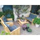 Salon de jardin complet (4 élements)